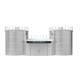 Integrated pumping station